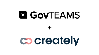 GovTEAMS and Creately logos