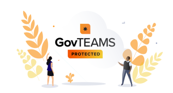 GovTEAMS PROTECTED Logo with Illustrations